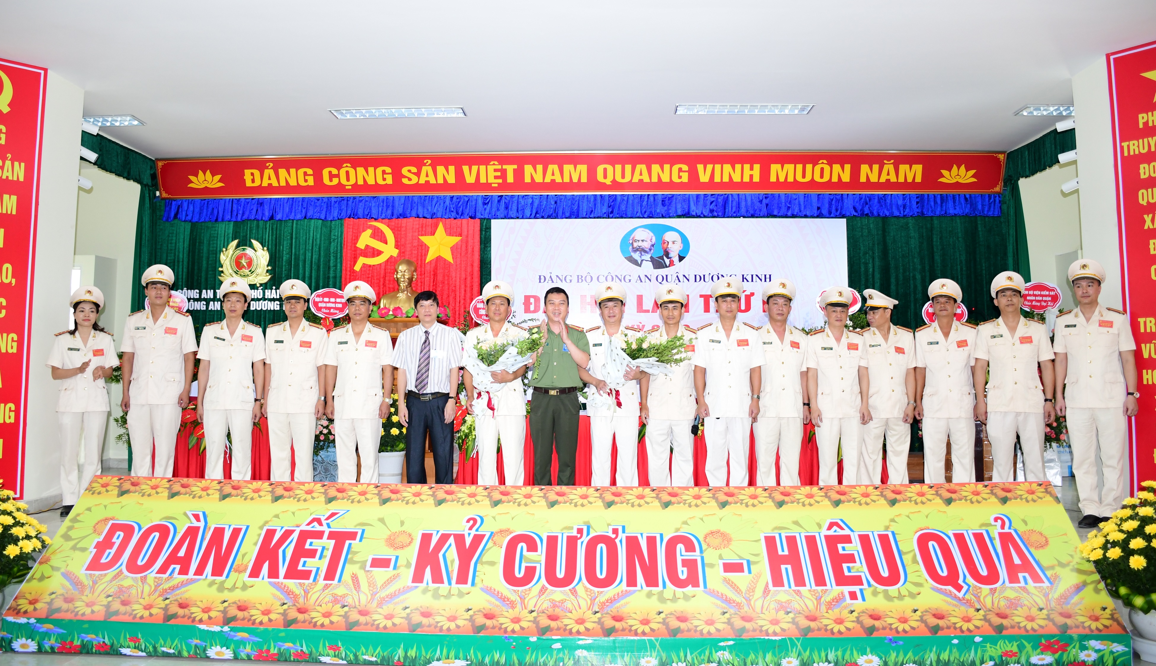 Đảng bộ Công an quận Dương Kinh tổ chức đại hội Đảng bộ quận lần thứ III, nhiệm kỳ 2020-2025